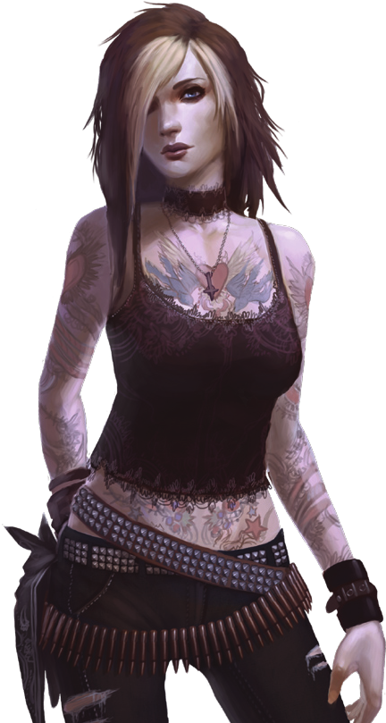 31745588 - Woman Warrior (526x828), Png Download