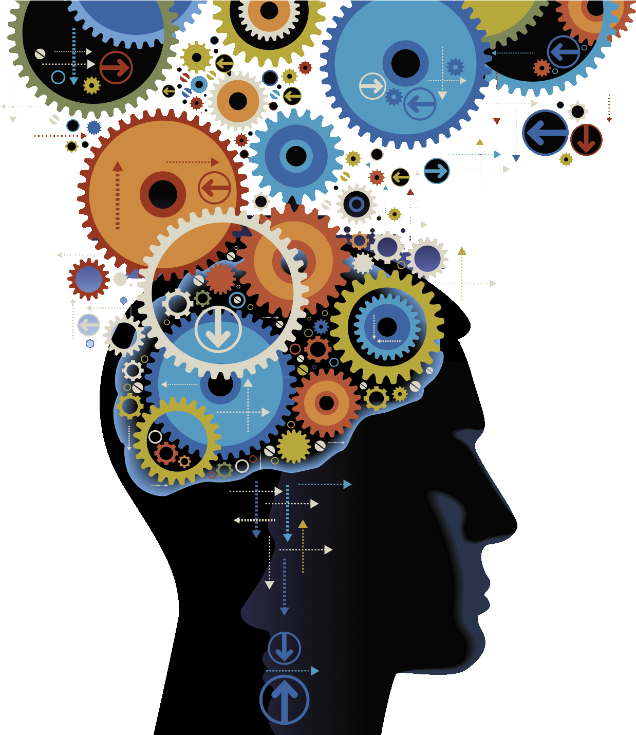 Brain Gears - Cross Modal Lab Oxford (1302x1429), Png Download