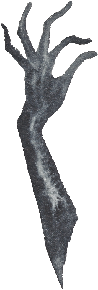 Abstract Arm Black And White Watercolor Fashion Transparent - Paintbrush (1024x1024), Png Download