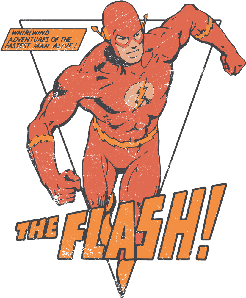 The Flash Whirlwind Kid's T-shirt - Cartoon (850x1083), Png Download