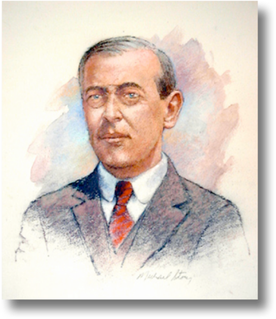 Home - Woodrow Wilson (600x675), Png Download