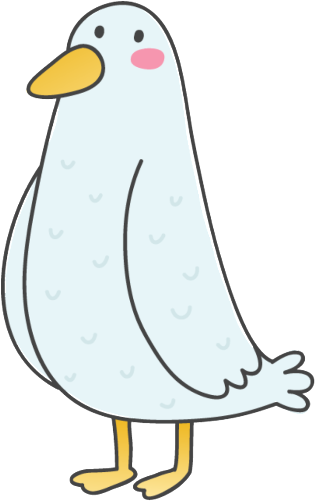 Hand Drawn Cartoon Duck Vector - Drawing (1024x1430), Png Download