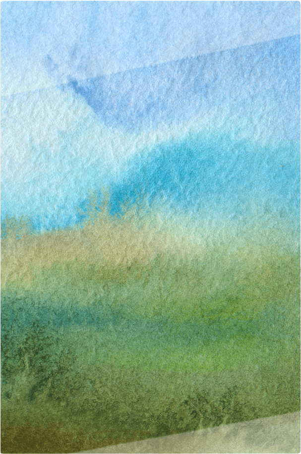 The Watercolour Print - Grass (2000x1036), Png Download