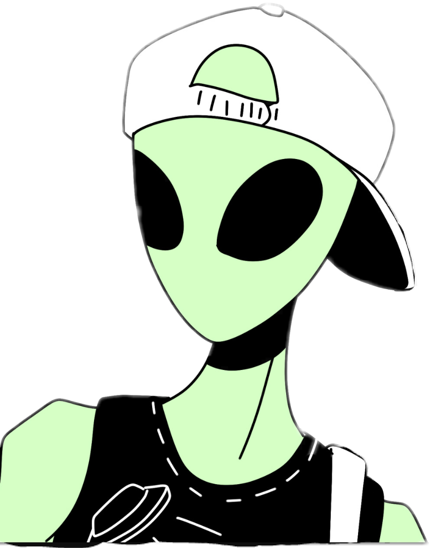 Alien Kawaii (835x1065), Png Download