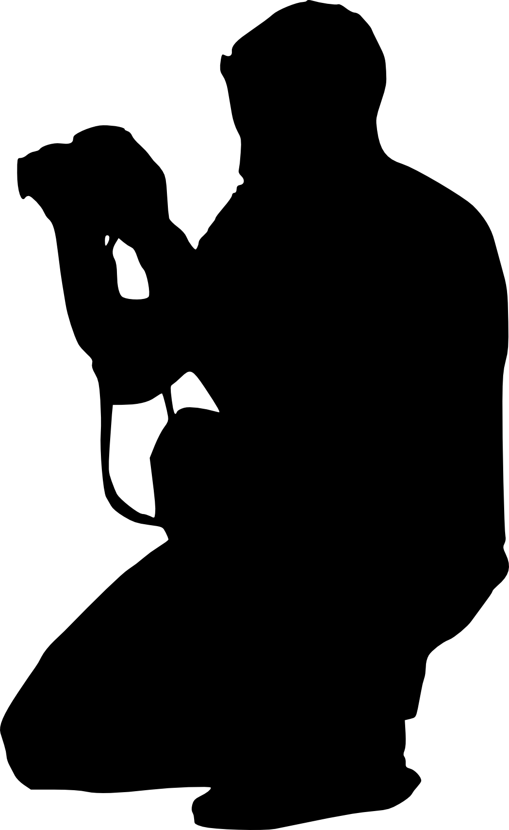 Silhouette Of Camera (1049x1710), Png Download