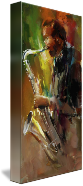 Walls - " - Gallery-wrapped Canvas Art Print 7 X 16 Entitled Jazz (292x650), Png Download