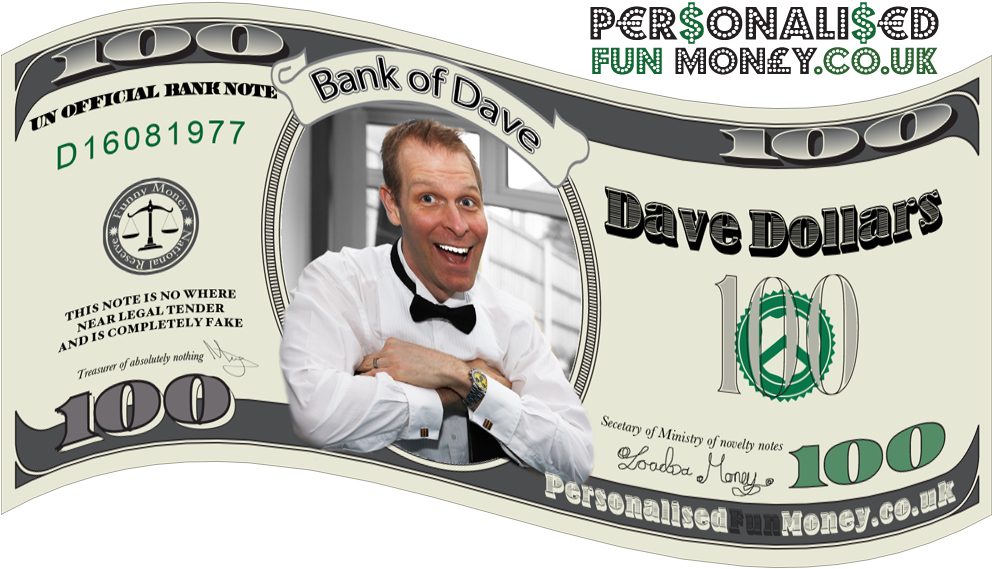 Personalised Dollar Bills - United States Dollar (1080x600), Png Download