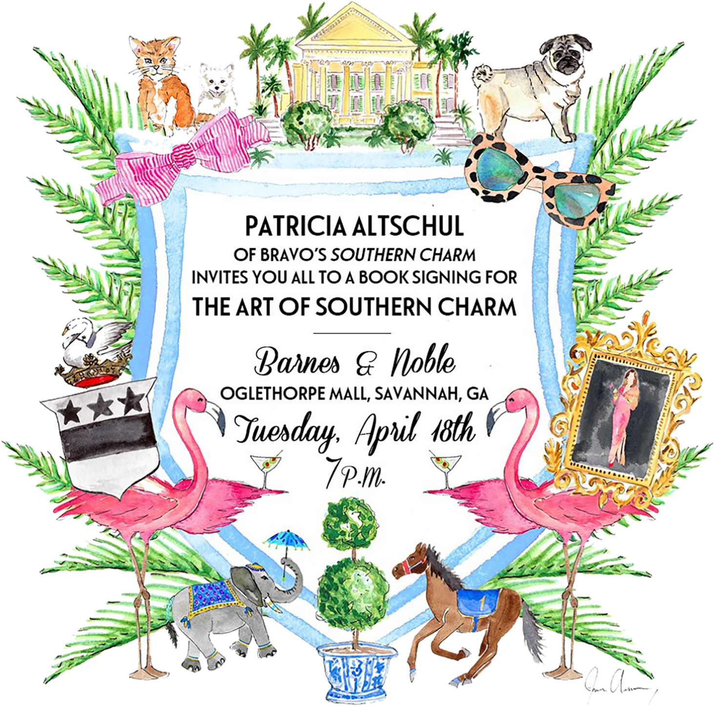 Full - Southern Charm (1500x1491), Png Download