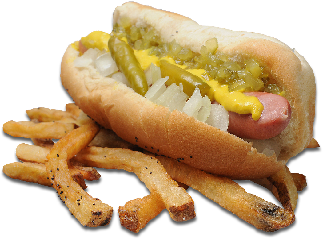 Al's Beef Hot Dog (1075x800), Png Download