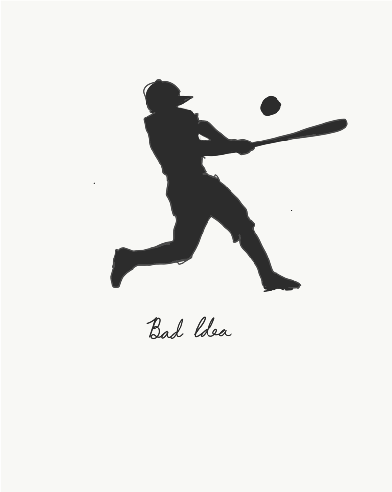 Holding The Place - Baseball Batter Hitting Ball (1000x1294), Png Download