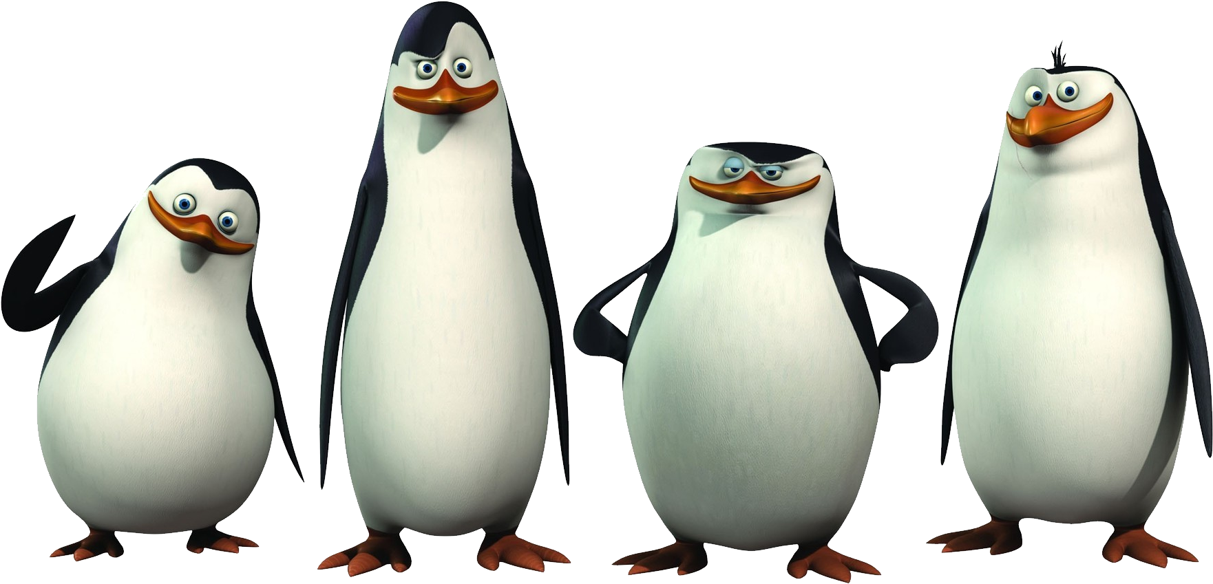 Madagascar Penguins Png - Penguins Of Madagascar (1807x860), Png Download
