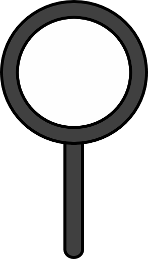 Magnifying Glass - Nice Nancy Ornament (round) (294x515), Png Download