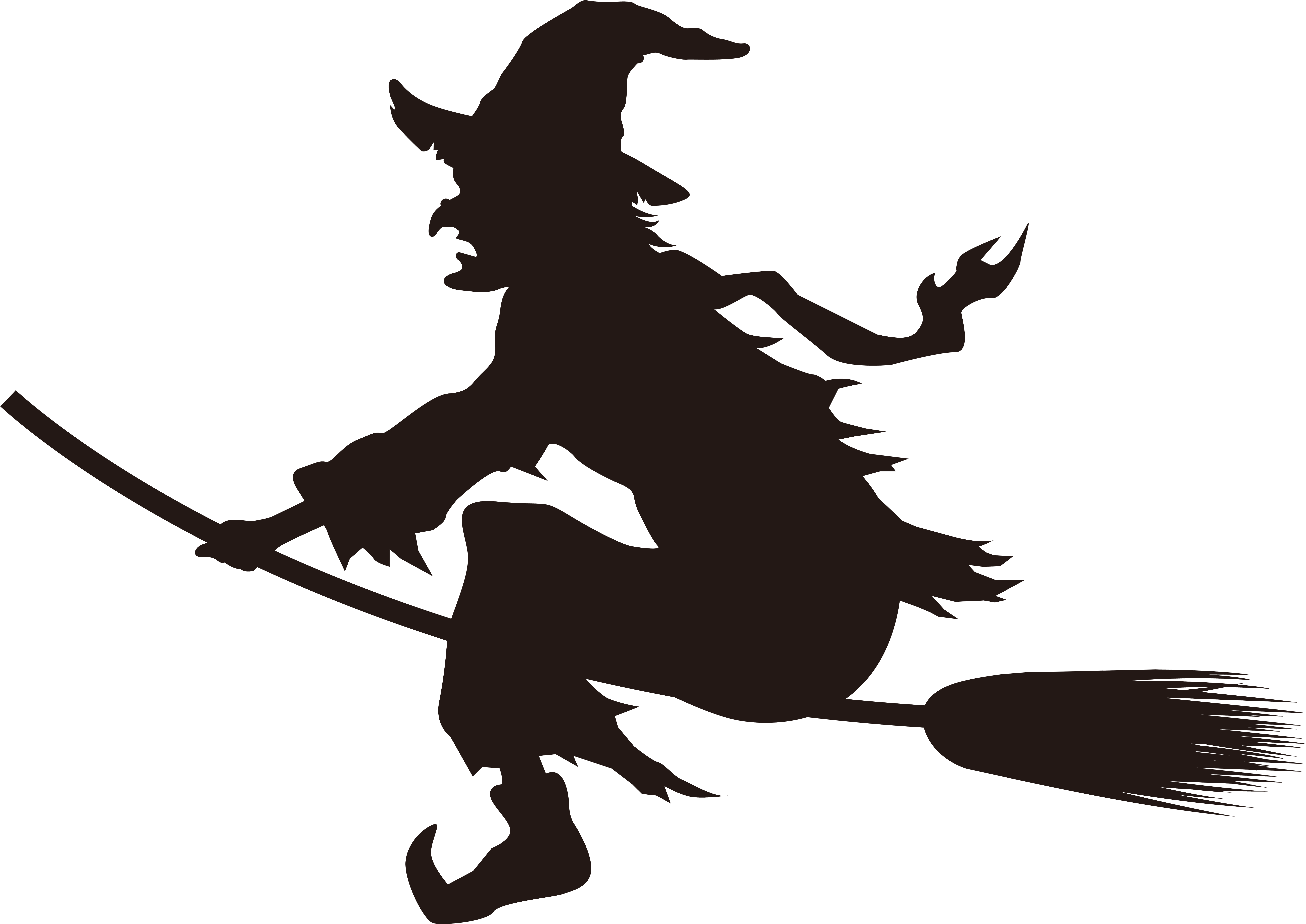 Halloween Silhouette (8000x5637), Png Download