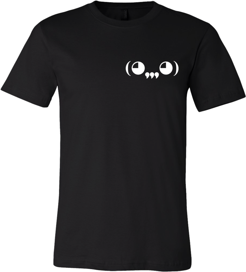 Watercolor Tee - Bella Canvas 3001 Black (830x1024), Png Download