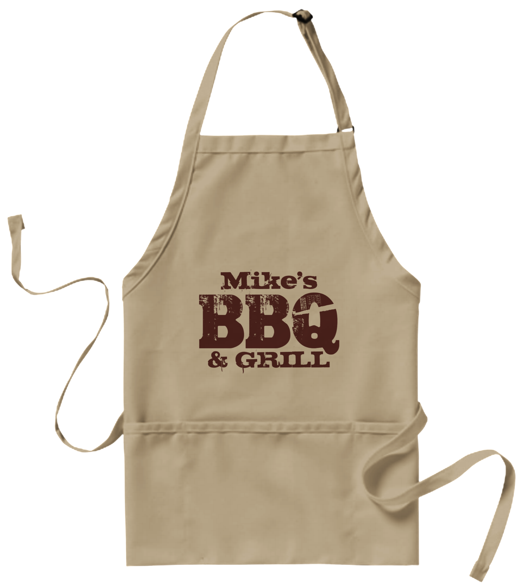 Mikesbbq - Apron Barista (2000x2000), Png Download