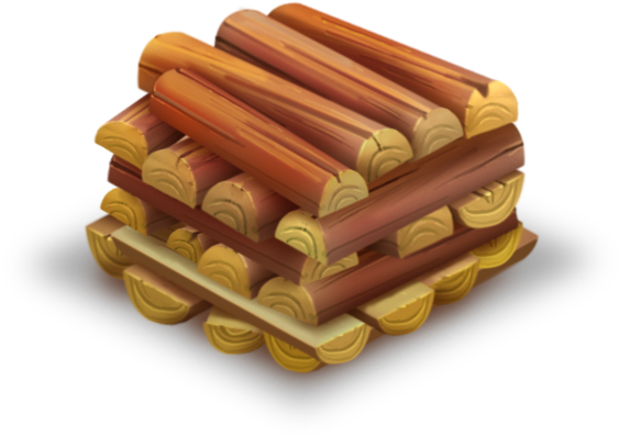 Wood Pile - Wood (600x600), Png Download