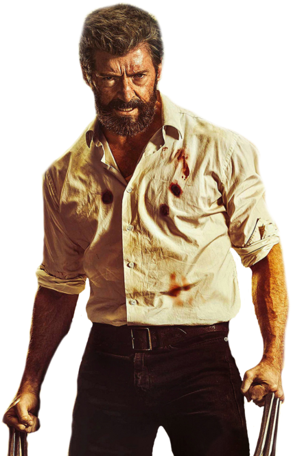 Logan Wolverine Png Vector Library Stock - Wolverine Hugh Jackman Hd (1191x670), Png Download