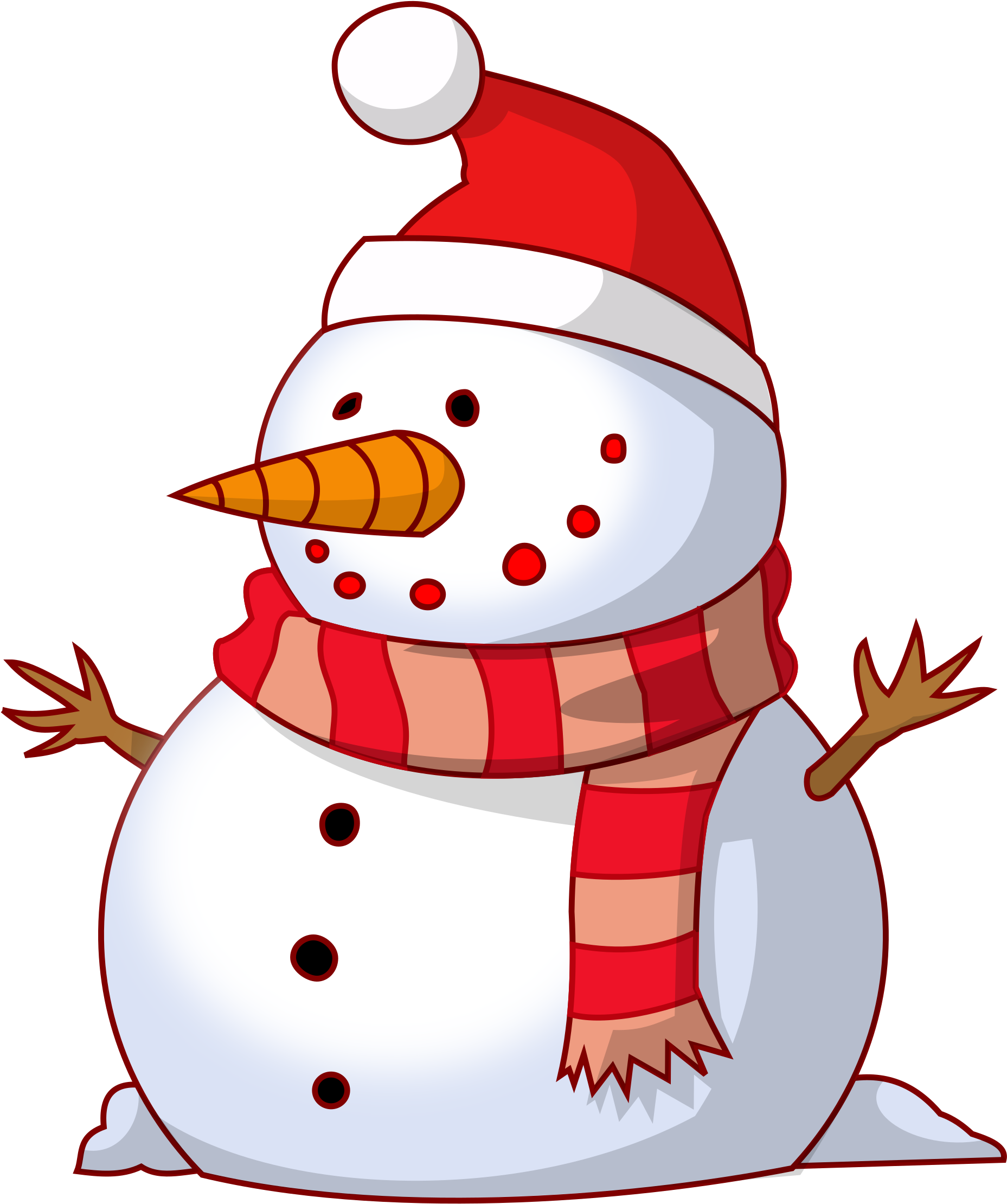 Gif Snowman Images (1600x1600), Png Download