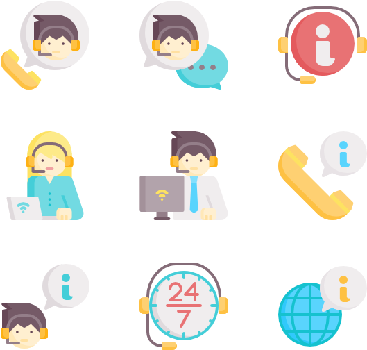 Call Center 50 Icons View All 3 Icon Packs Of Question - Call Centre (600x564), Png Download