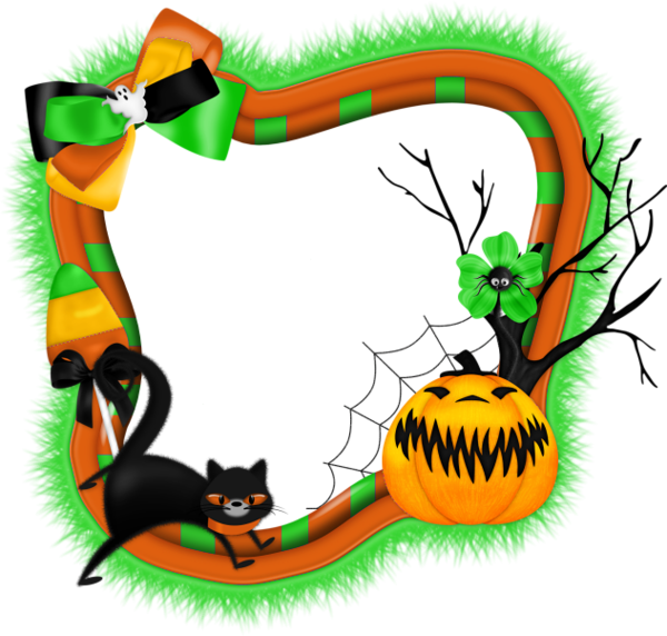 Halloween 6, Marcos Halloween, Halloween Frames, Halloween - Halloween Frames (600x572), Png Download