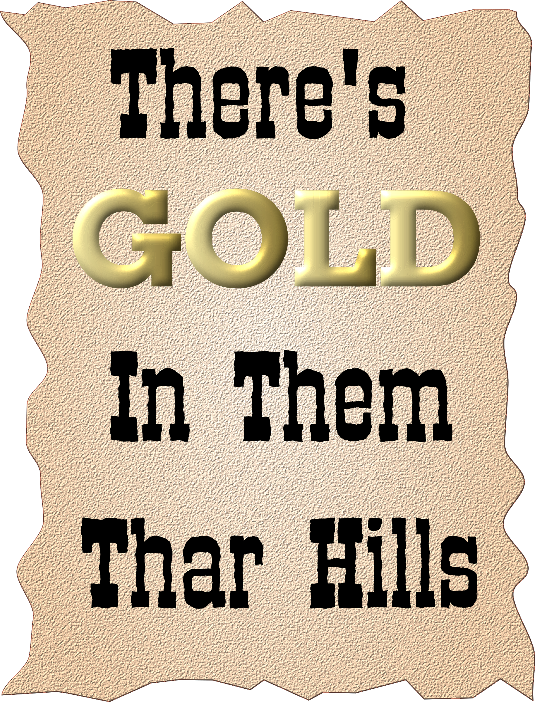 This Free Icons Png Design Of Gold Hills (1848x2400), Png Download