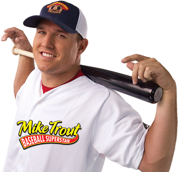 It's One Of The Best Endorsements You'll Ever See Because - Mike Trout Pretzels (600x600), Png Download