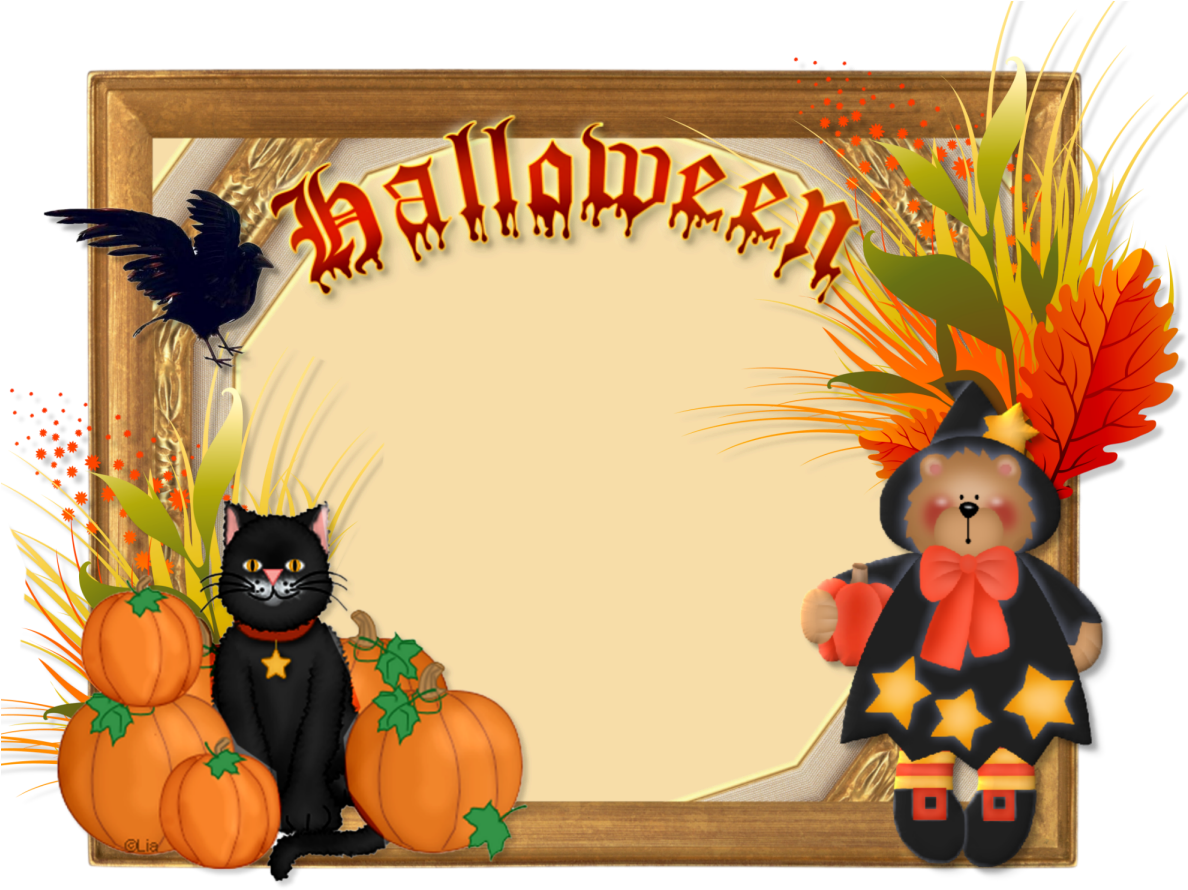 Download Here - Cadres Halloween (1200x902), Png Download