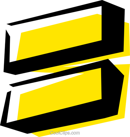 Equal Sign Royalty Free Vector Clip Art Illustration - Equal Sign Clipart (456x480), Png Download