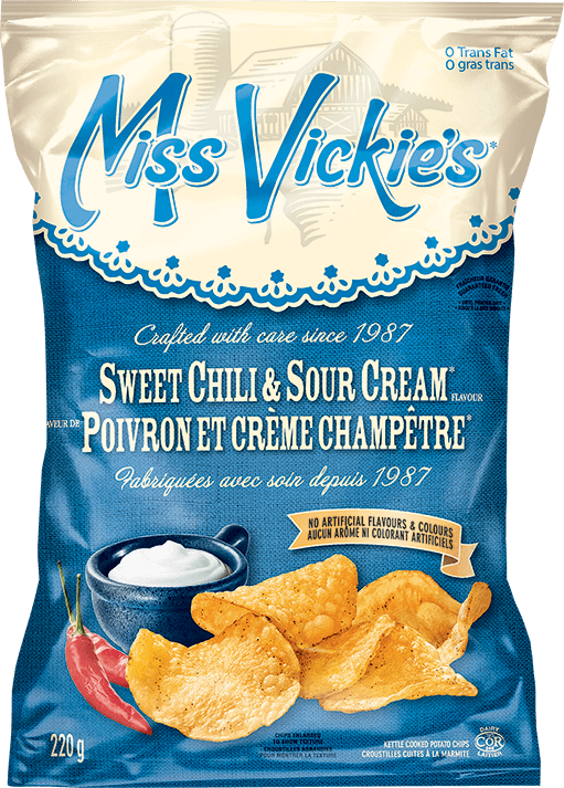 Miss Vickie's® Sweet Chili & Sour Cream Kettle Cooked - Miss Vickie's Sour Cream And Onion (511x713), Png Download