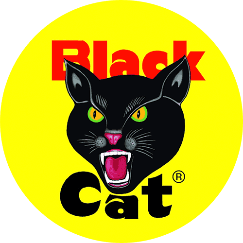 Black Cat Fireworks Logo (500x500), Png Download