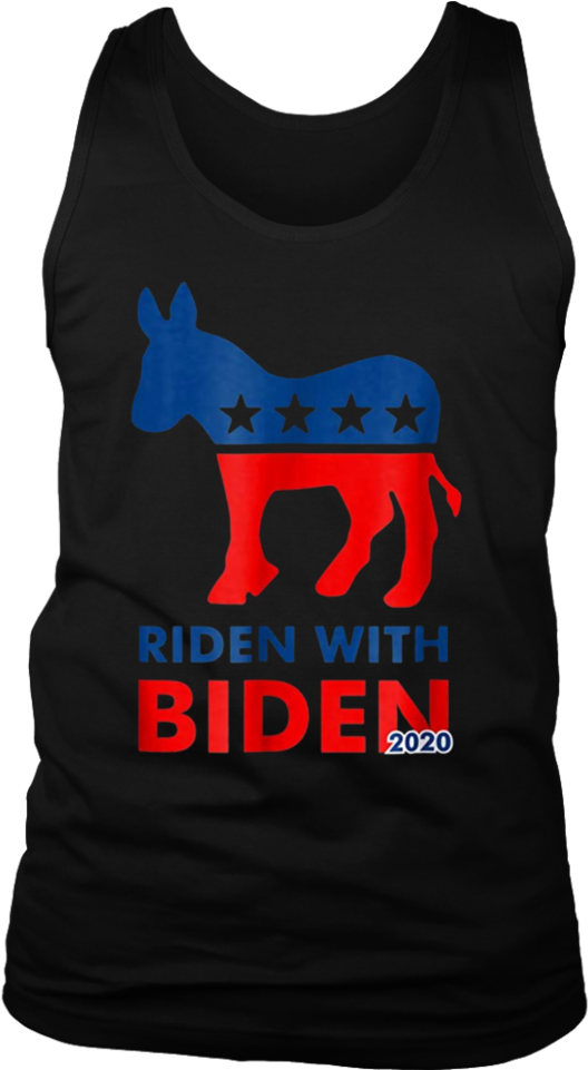 I'm Riden With Joe Biden 2020 Election Democrat Donkey - Shirt (960x960), Png Download