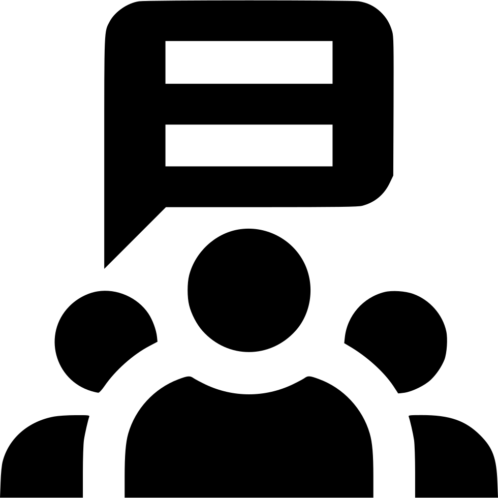 Group Conversation Comments - Language (980x980), Png Download