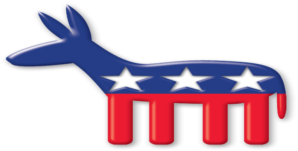The Young Democrats Of Fhs - Democratic Party Usa (590x300), Png Download