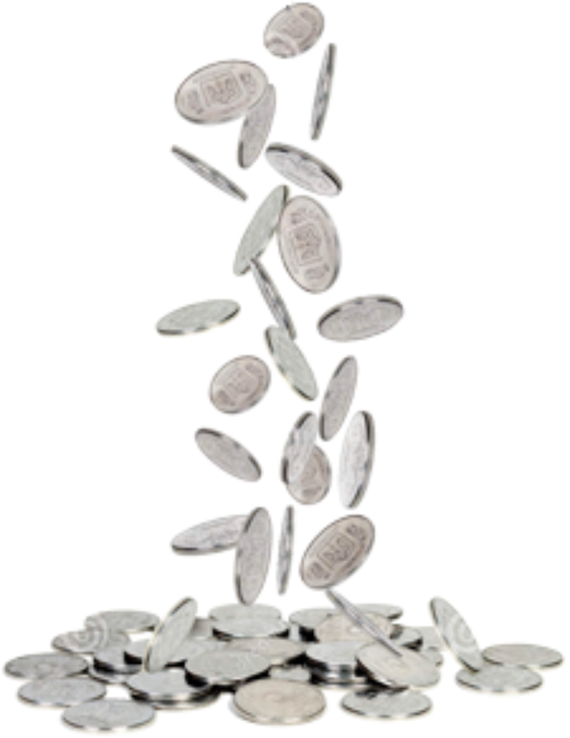 Falling Coins Png - Coins Falling Png File (810x1048), Png Download