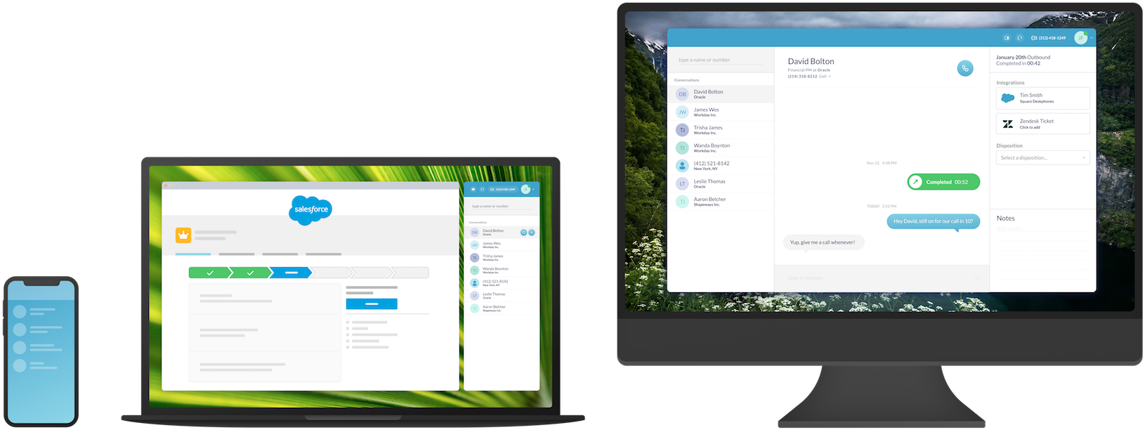 Connect Every Conversation To Revenue - 126847 (1800x787), Png Download