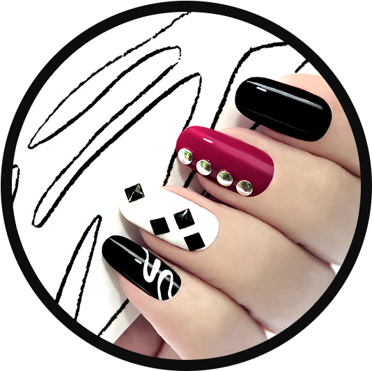 Mani & Pedi - Nails Fashion (598x593), Png Download