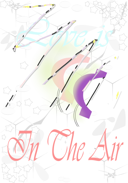 E-card Love Is In The Air Stars And Space 12 Sep 2008 (422x600), Png Download