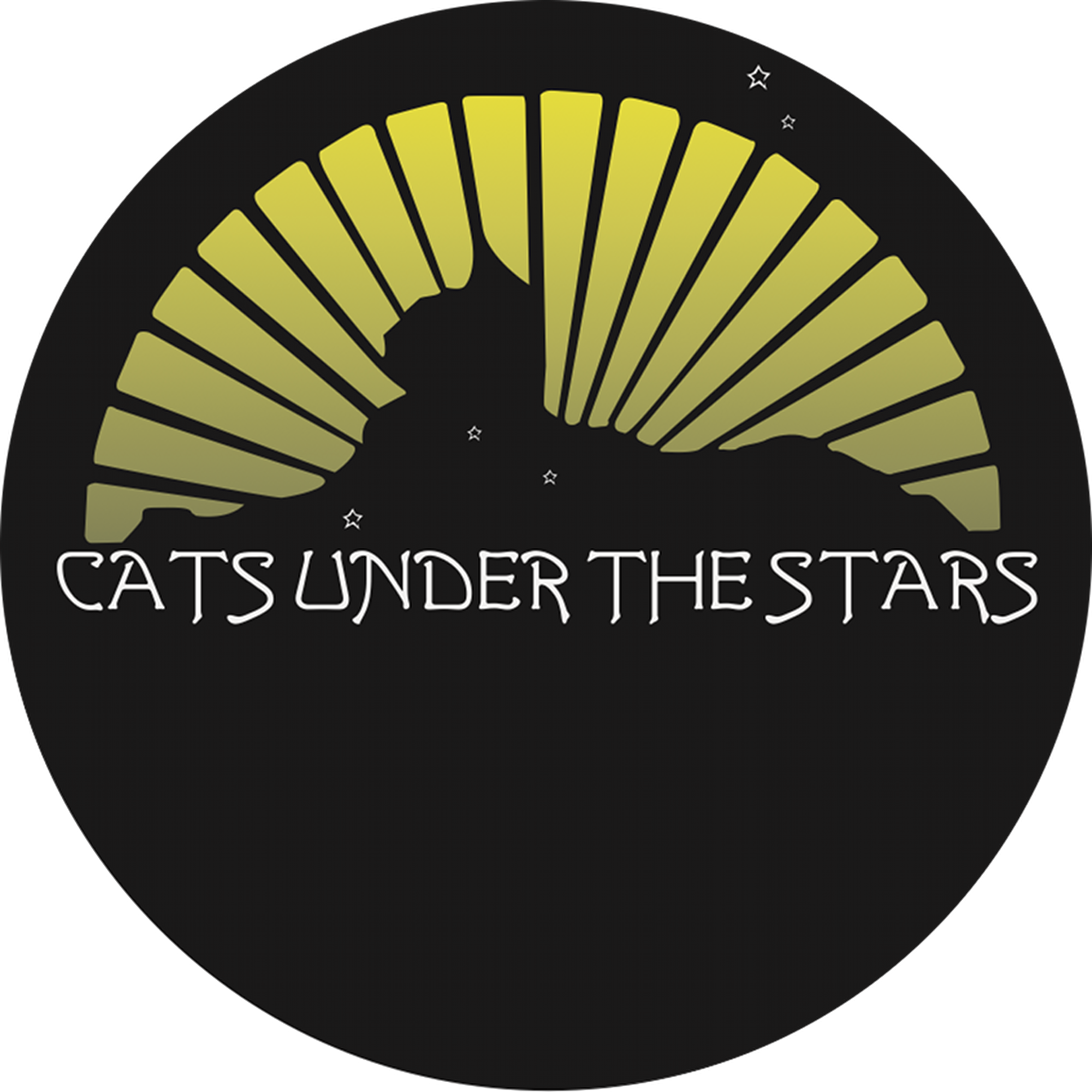Cats Under The Stars (2000x2000), Png Download
