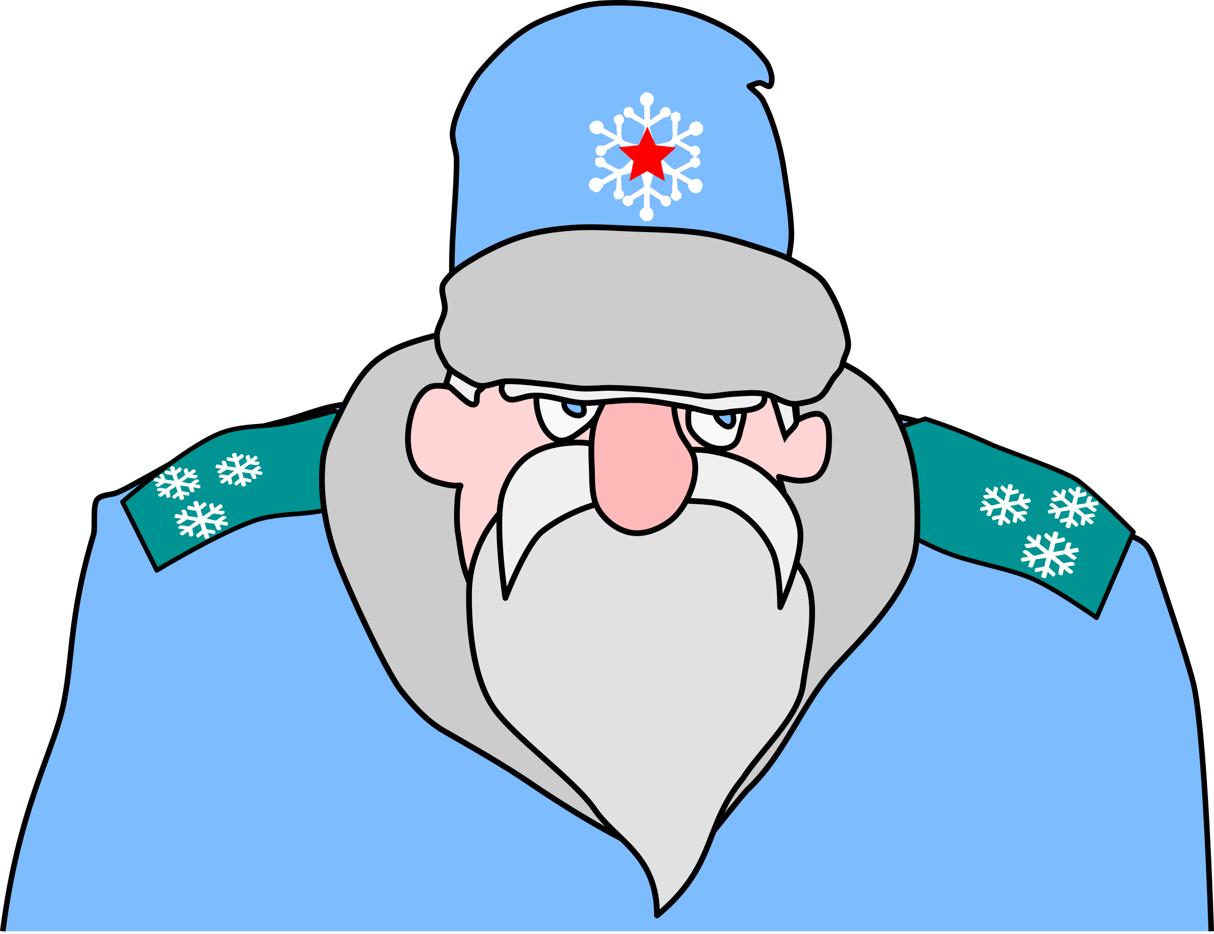 Santa Clipart Military - Colonel Clipart (2400x1848), Png Download