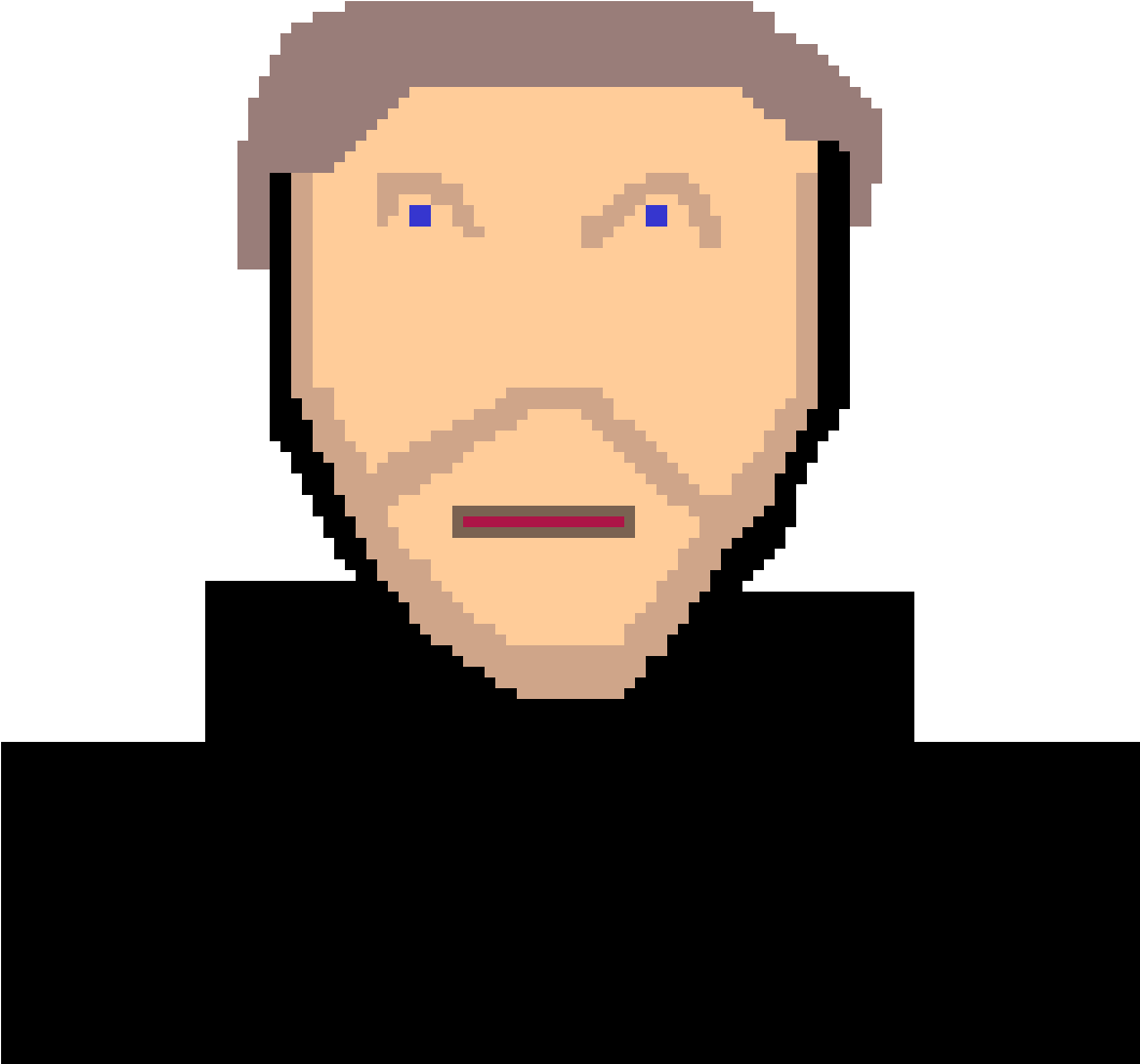 Pixel Chuck Norris - Cartoon (1080x1000), Png Download