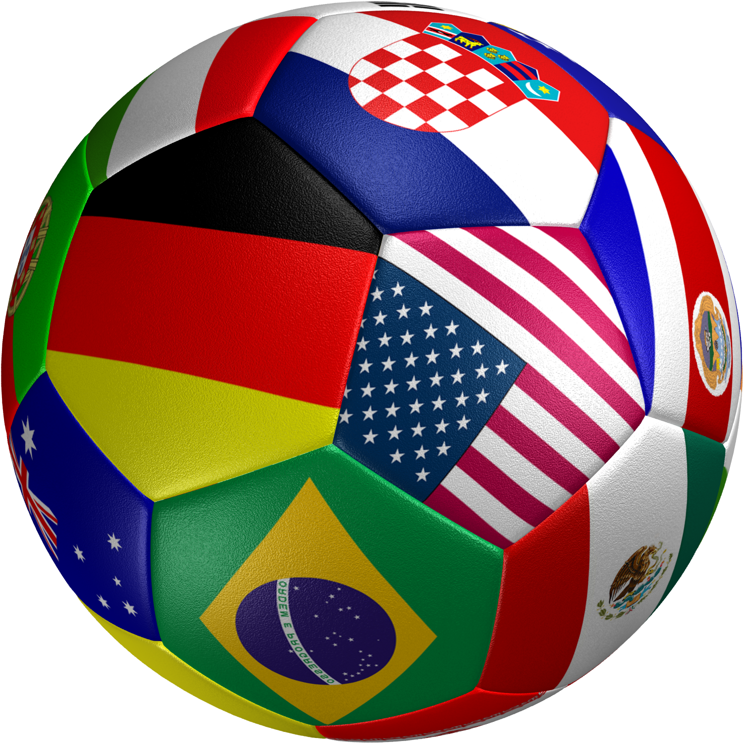 World Cup Flag Ball (1500x1500), Png Download