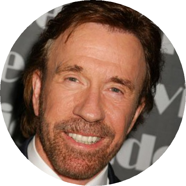 Chucknorris - Plate (600x600), Png Download