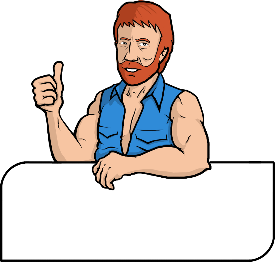 Chuck Norris Approved Wallpaper Download - Dibujo Chuck Norris (889x845), Png Download