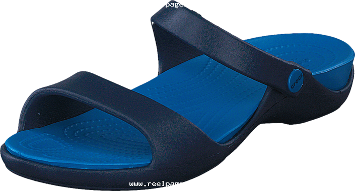 Crocs Women Cleo V Navy/ultramarine Women-2te4o - Women's Crocs Cleo V Sandals (705x380), Png Download