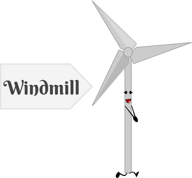 Windmill - Wind Turbine (960x720), Png Download