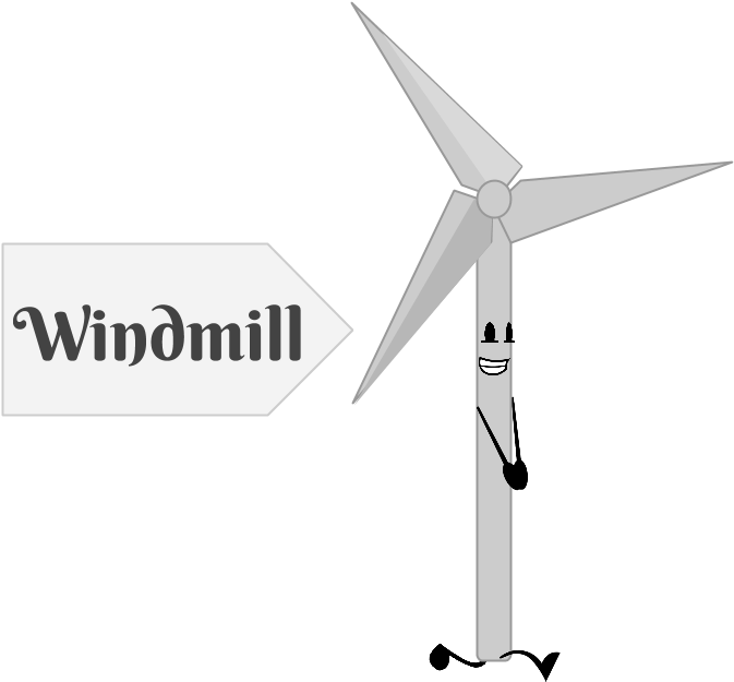 Windmill - Wind Turbine (960x720), Png Download
