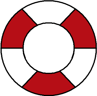 Amazing Life Preserver Clipart Graphics By Ruth Beach - Life Preserver Clip Art (362x351), Png Download