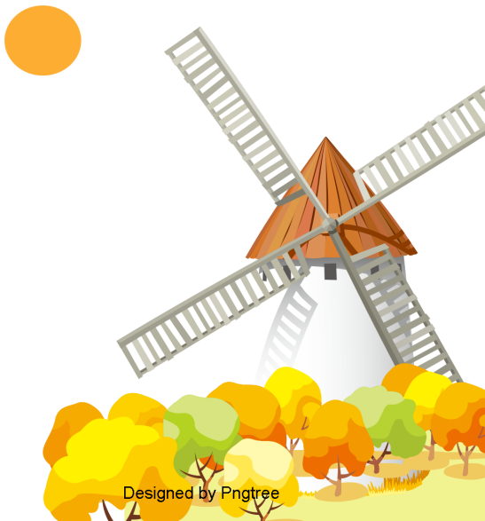 Beautiful Colorful Cartoon Lovely Hand-painted Autumn - Cartoon (640x640), Png Download