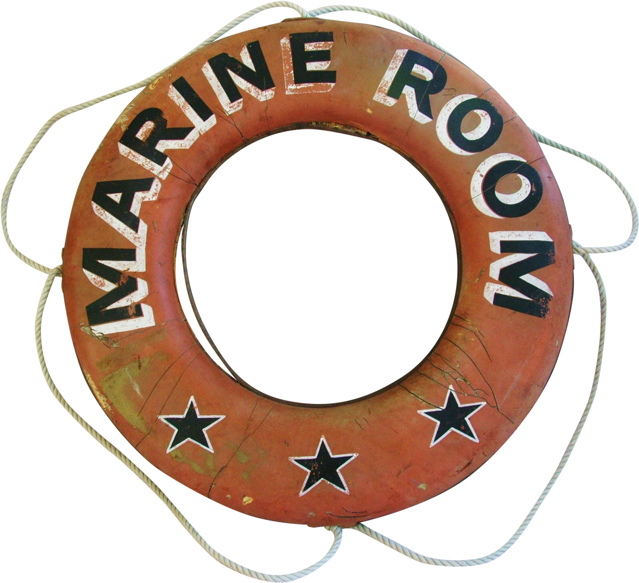 1960s Nautical Yacht Ship Boat Life Preserver For The - Ship (2101x1904), Png Download