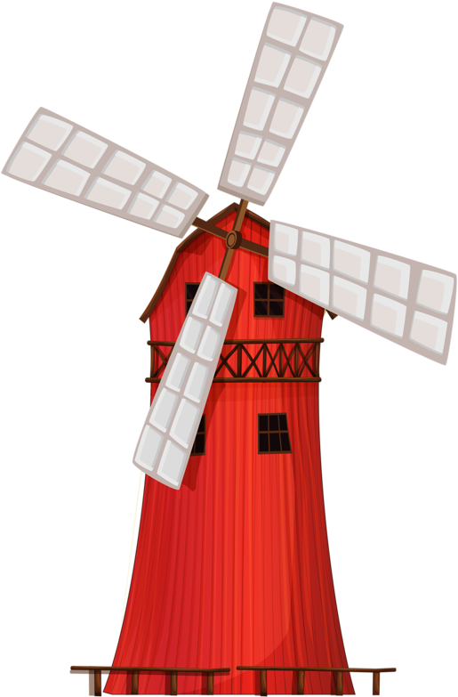 Windmill Clipart Rustic Frames Illustrations Images - Farmhouse Clipart (537x800), Png Download